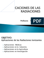 Aplicaciones de las radiaciones ionizantes en medicina, industria y agricultura