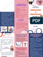 Tríptico PRINCIPES Y PRINCESAS - ESCUELA PARA PADRES