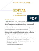 Edital PULPA Newsletter 2022