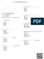 English Placement Test PDF 1