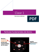 Clase 1 (Estructura Atómica)