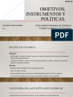 Politica Economica: Objetivos, Instrumentos y Politicas