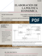 Politica Economica (Elaboración)