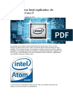Processadores Intel Explicados