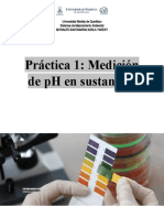 Práctica 1: Medición de PH en Sustancias