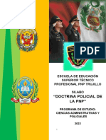 Silabo Doctrina Policial