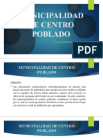 Municipalidad de Centro Poblado: M (O) - Leonid Mendoza Huerta