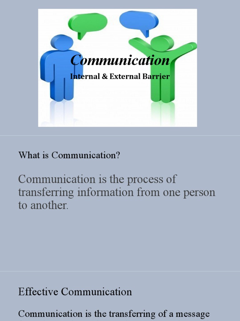 Communication | PDF