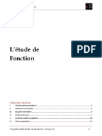 Fiche Math Létude de Fonction