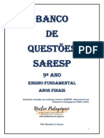 BANCO DE QUESTÕES SARESP Ensino Fundamental