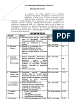 Detailed Course Curriculum PGDM ME 2010