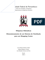 Dimensionamento de sistema de ventilação para shopping