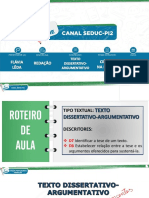 Proposta de Aula - Redação