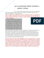 Motivacija Ključ Za Postizanje Dobrih Rezultata U Nastavi I Učenju