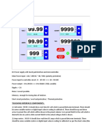 DC Power Supply With Touch Pad Interface and Microcontroller