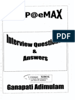ABAP - Interview Questions & Answers (Emax Technologies) 242 Pages