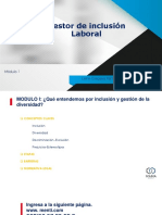 MODULO 1. ¿Qué Entendemos Por Inclusión