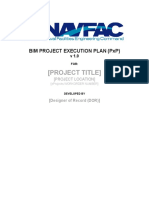 NAVFAC BIM Project Execution Plan