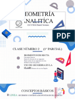 Geometría analítica: Segmentos, razón de división y puntos medios