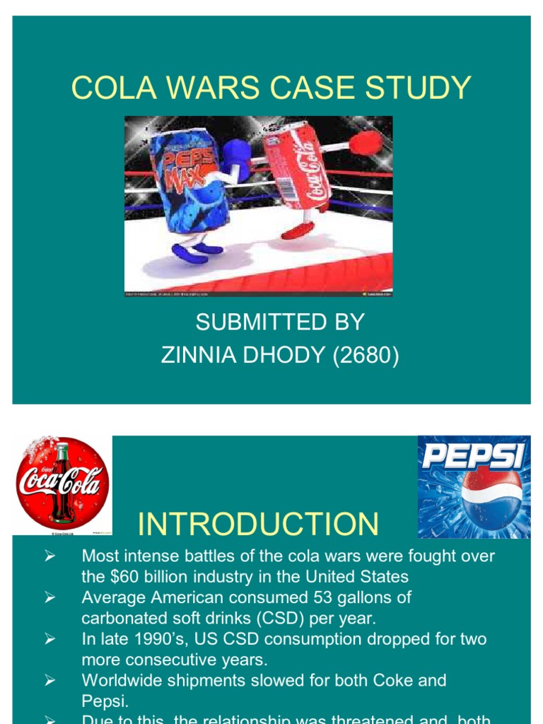 Cola wars continue: coke and pepsi in 2006 case analysis image