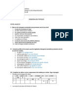 Esquema de Niveles (Sol)