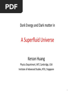 A Superfluid Universe