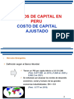 3.2. Costo de Capital en Perú I