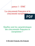 La Citoyenneté Française Et La Citoyenneté Européenne