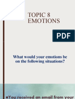 Topic 8 Emotions Day Lecture