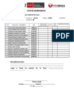 Ficha de Examen Medico