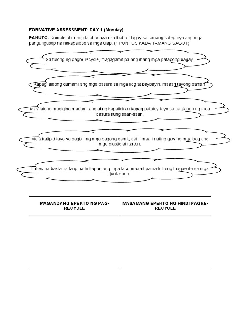 Summative Test | PDF