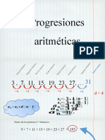 Progresiones Aritmeticas