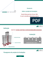 Sobre o Projeto de Fundações