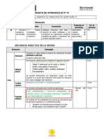 Sesion de Aprendizaje Proyecto #10