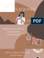 Titulaciones Acido-Base y Complejométricas