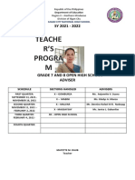 Teacher's Program