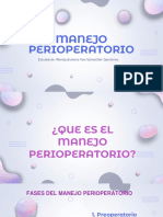 Manejo Periopetatorio