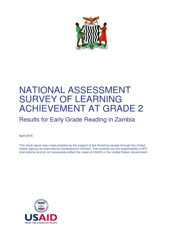 National Assessment of Learning Achievement | PDF | Phonics | Reading ...