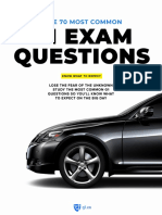 70 Most Frequently Asked G1 Exam Questions