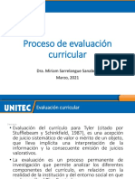 Proceso de Evaluación Curricular