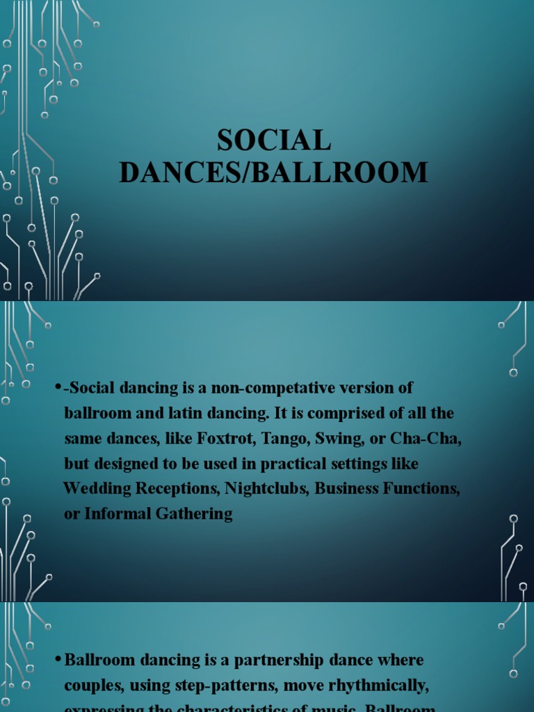 Social Dances PDF Ballroom Dance Dances