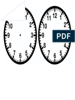 clock template