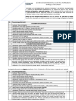 Lista de Cotejo para Expediente de Docente o Director