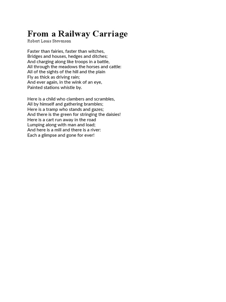 Poems For Kids | PDF