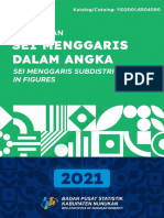 Kecamatan Sei Menggaris Dalam Angka 2021