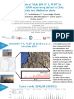 Trends and Attribution of Ozone at Tololo GAW Station Chile