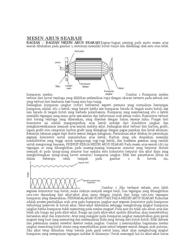 Mesin Arus Searah | PDF