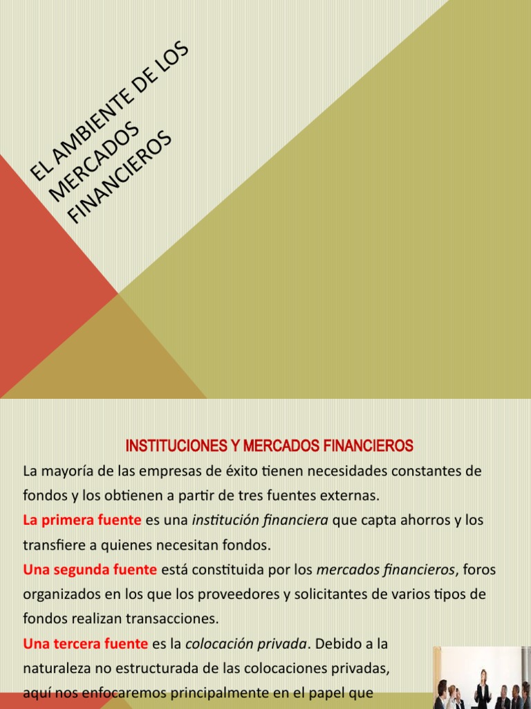 Instituciones y mercados financieros: Una visión general de su papel en ...