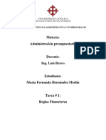 Tarea 1. Administración Presupuestaria