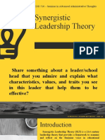Synergistic Leadership Theory